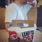 dine_here's tweet image. @lennyssubs Lenny&apos;s Sub Shop / lennyssubshop-poplar.dinehere.us/?photos=1 Half of our picnic dinner! #ShellBound