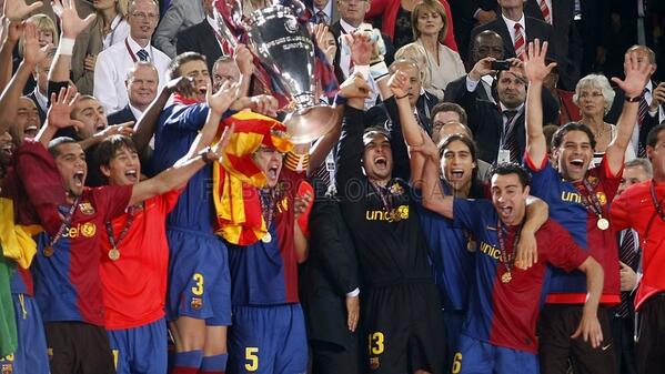 FCBarcelona_es's tweet photo. Este martes, 27 de mayo, se celebran 5 años de la consecución de la Champions de Roma http://t.co/pGic38MOF5 http://t.co/aqeVoiTLPg