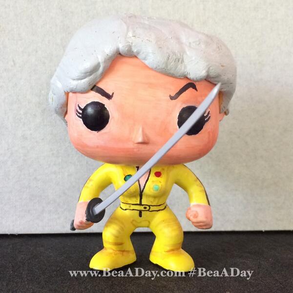 mikd33's tweet photo. #BeaADay 263/365 "Kill Stan 'Bea-trix' Funko Pop Vinyl Figure" from my Bea Arthur art project @FunkoPOPvinyl #Angle2 http://t.co/xOe6M5zdVi
