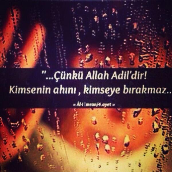 Bir ayetin sıcaklığı sarıyor yüreğimi....