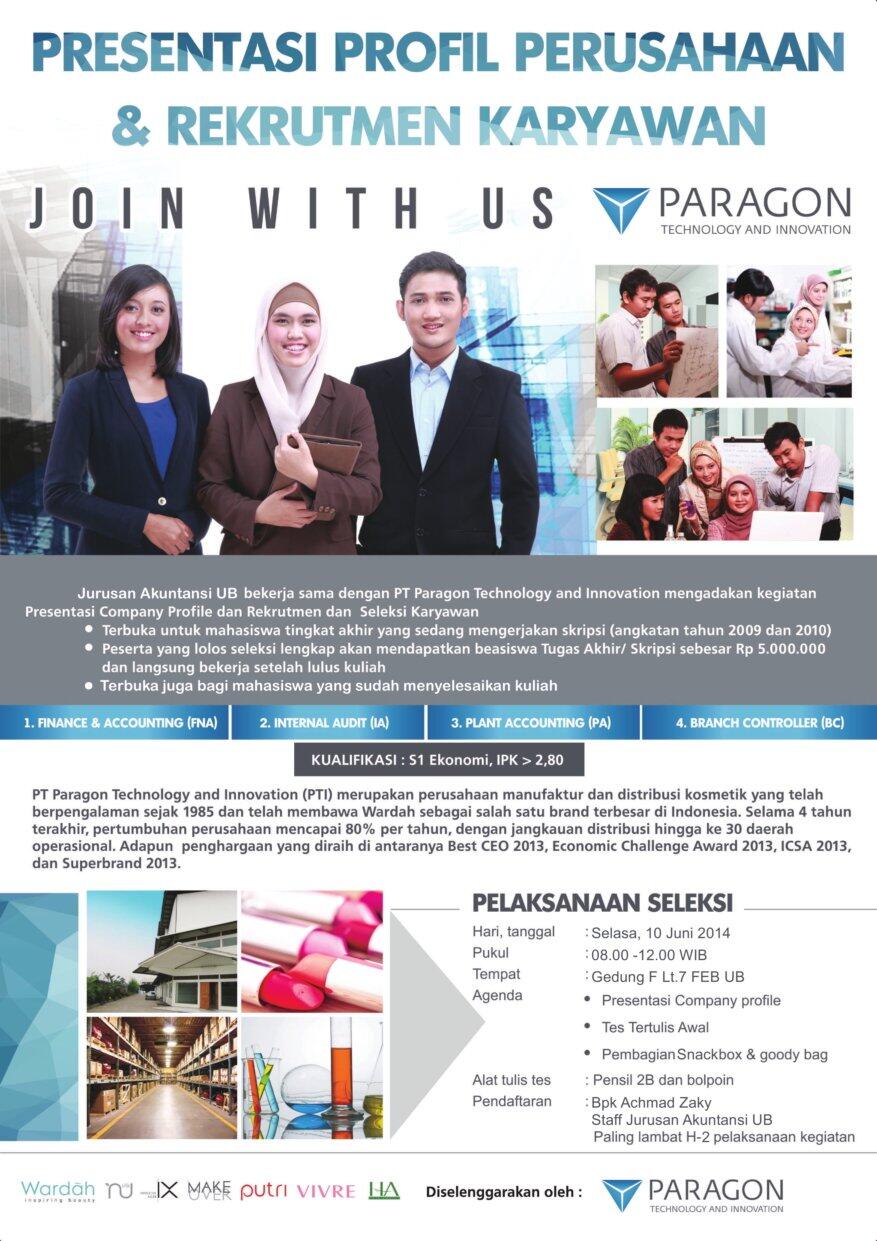 Akuntansi Ub On Twitter Low Ker Pt Paragon Produsen Merk Wardah Raih Pula Ksmptn Beasiswa Skripsi Rp 5jt Daftar Di Http T Co Xggp813loh Http T Co 3igdlabrfv