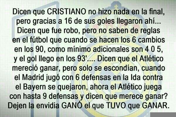 IsaHernan2's tweet photo. Hala Madrid! http://t.co/cusfVqkdg5