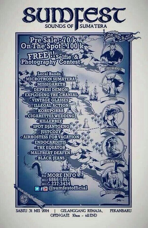 Sumatra Festival | 31 MEI 2014 | Gelanggang Remaja - Pekanbaru | <a href="/BlackJeans_/">_Timothy_Sykes__(Private)</a> | info: <a href="/sumfestofficial/">Sumatera Festival</a> "