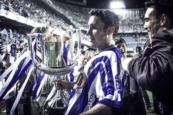 Estem molt feliços, <a href="/sergio8gonzalez/">Sergio González</a>! Tots amb tu! Som-hi, "monstruo"! #RCDE