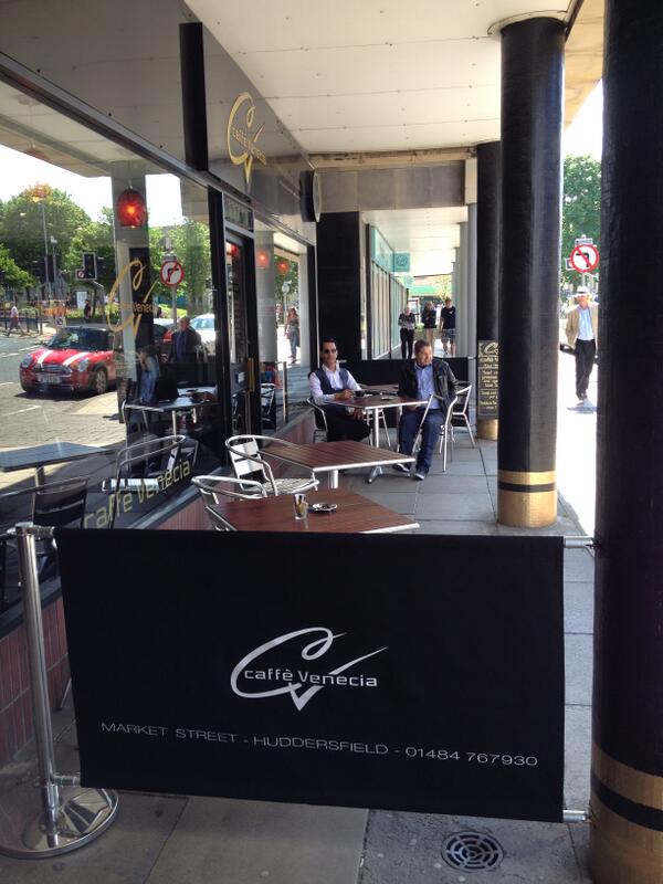 BE_Fund's tweet photo. Our @StartUpLoansUK client @CaffeVenecia #Huddersfield #Sunshine #entrepreneur #startup http://t.co/Lhd0lUU0QG