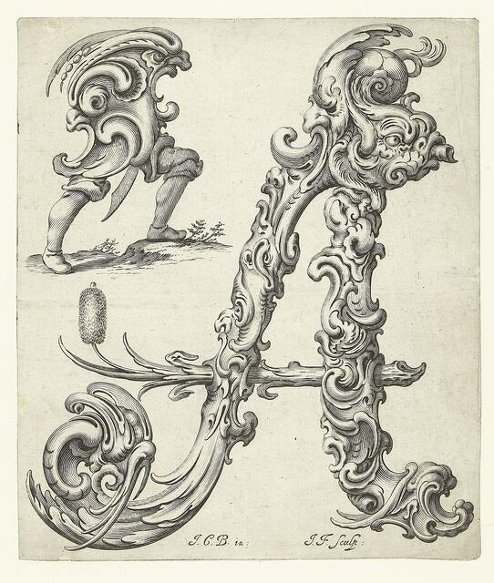 PublicDomainRev's tweet image. An alphabet of organic type from the mid-17th century bit.ly/1jXn1hW