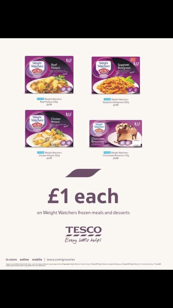 No excuse not to watch your weight at these prices #£1