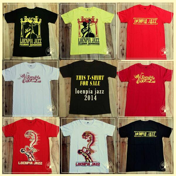 Yuk dibeli merchandise <a href="/LoenpiaJazz/">Loenpia Jazz</a> 2014, harga 100k. bisa pesan di 085640600202, buruan sblm kehabisan :)