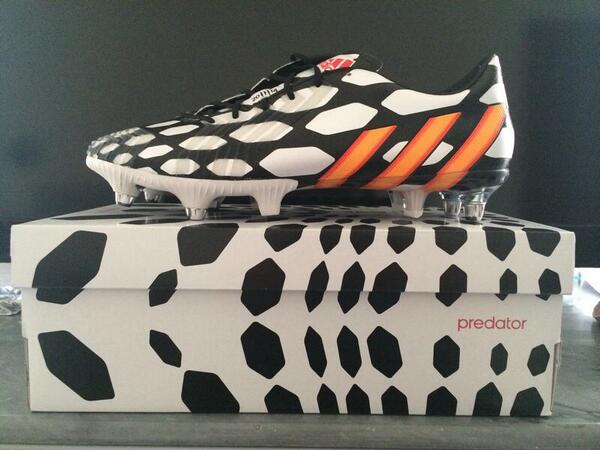 OfficialMonto's tweet photo. Football boots for World Cup.. #allin or nothing http://t.co/qNW7TxLXIZ @adidasfootball @adidas_ITA http://t.co/jIaNetjNY0