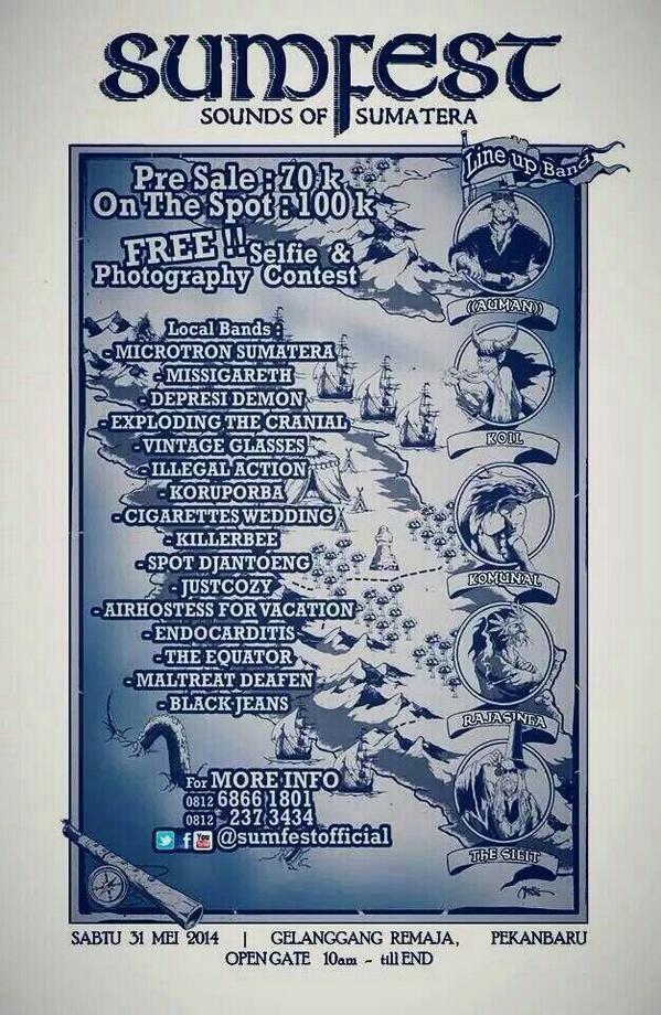 ayo siapa yang akan berangkat ke #SUMFEST2014 akhir pekan ini ? <a href="/sumfestofficial/">Sumatera Festival</a>