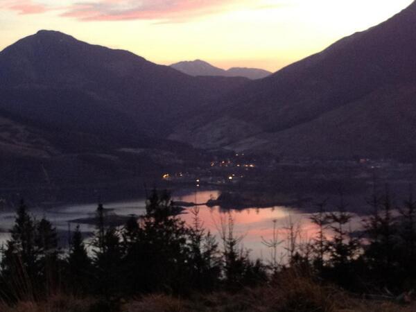 Check out this beautiful pic of Ballachulish at sunset!