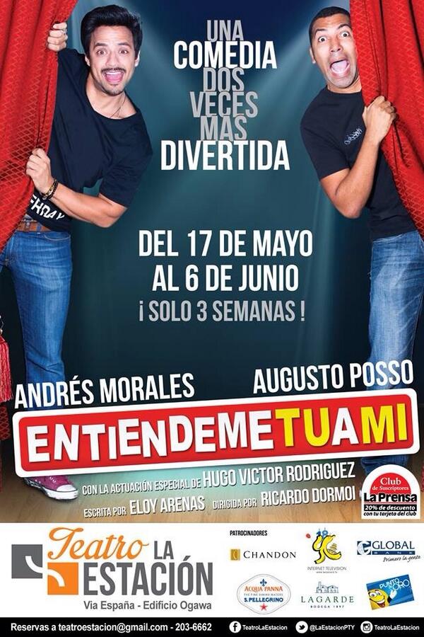 HOY a las 8 pm mas risas con ENTIENDEME TU A MI ! Revisa el hashtag #entiendemepty para que leas los comentarios!