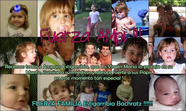 carinachakerian's tweet photo. CADENA DE ORACION. Mañana a las 8hs la operan. Me ayudas con RT @lozanoveroam GRACIAS http://t.co/aFjhBrRbAy