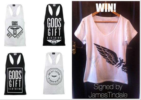 JamesGShore's tweet photo. #NewIn Training Racers £29.99…. #COMPETITON RT this post for a chance to #WIN this signed Tee by @JamesGShore #GYM http://t.co/iFi7uz3ke9