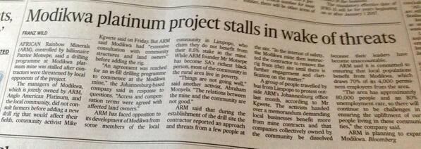 CreativeVoodoo1's tweet image. #SAmining in pics  - - -&amp;gt;