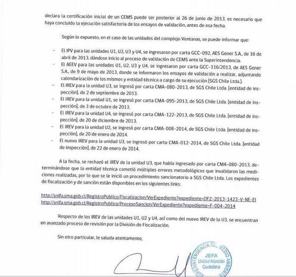 DunasdeRitoque's tweet photo. @Ernerto4 Enviamos los antecedentes a SMA 2013 y presentamos situación ilegal a autoridades nuevas. http://t.co/Zh2evDQ4cu