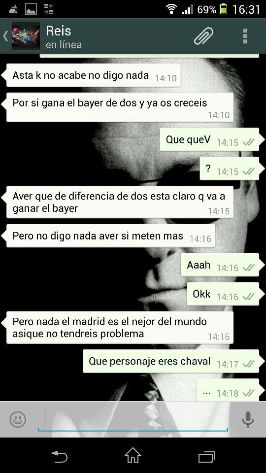 MRKS_22's tweet photo. Y esto decía @Reisdf94  antes de la ida de semifinales contra el Bayern http://t.co/sIp3bilpb9