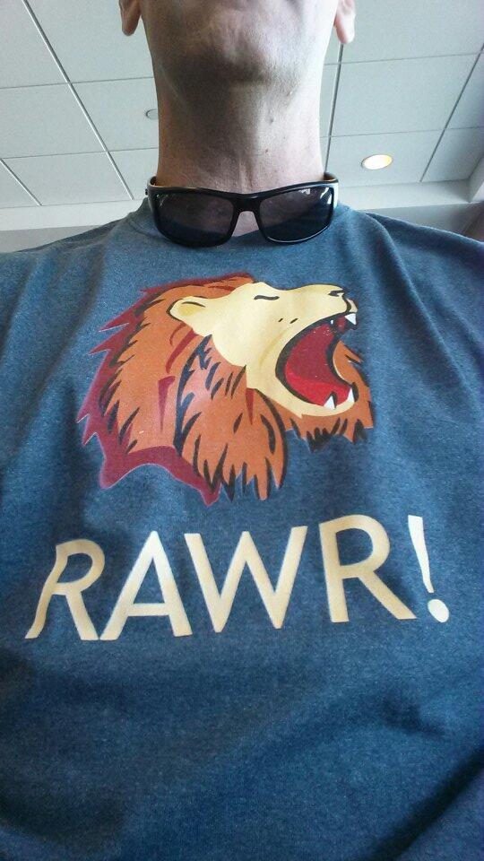 chadbrownk's tweet photo. My travelin' shirt...buh-bye. http://t.co/fFetk4r9Rd