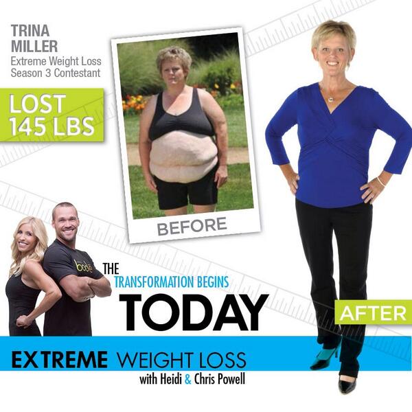 RealHeidiPowell's tweet image. The wait is over! @RealChrisPowell and I are BACK tonight with the season premiere of @ExtWeightLoss ! #excited #EWL