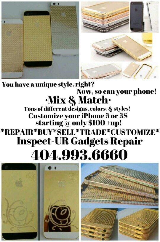 TheInspectorATL's tweet photo. Tired of owning the same #iPhone as everybody else #Atlanta? Customize your phone to reflect your unique style! http://t.co/wNkLNzn8jJ