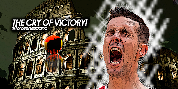 torosenespana's tweet photo. "El grito de la victoria", nuestro nuevo encabezado. Instantánea sacada en las anillas de Castellón. ¿Te gusta? http://t.co/AWlP9HmE1d