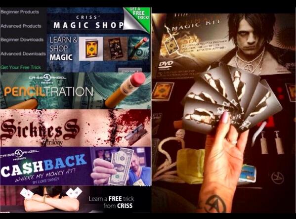 SunnyBeLIEve's tweet image. For #Penciltration #MagicKit #FloatIt &amp;amp; more check @CrissAngel #MAGICshop at CrissAngel.com (+#FREEtrick)