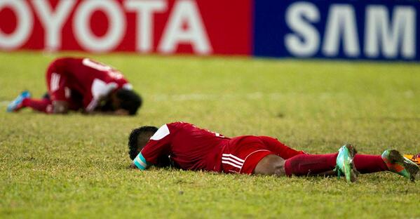 AliAshfaq07's tweet photo. This is football, and all those things makes football a nice sport. We tried our best but couldn't finish the chances http://t.co/yytkhfOaDP