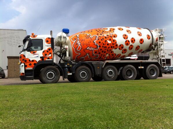 Ook Betonmortel Nederland is klaar voor het #WK14 en wensen onze jongens veel succes