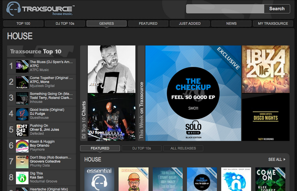 Our debut #EP on <a href="/SoloMusicRecs/">Solo Music</a> is featured on <a href="/traxsource/">Traxsource</a> 's #House front page !