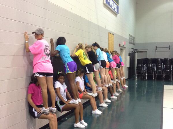 SchillingCheer's tweet image. Teammates lift each other up!!! Today the Stallions got STRONGER!!  #developingstrength