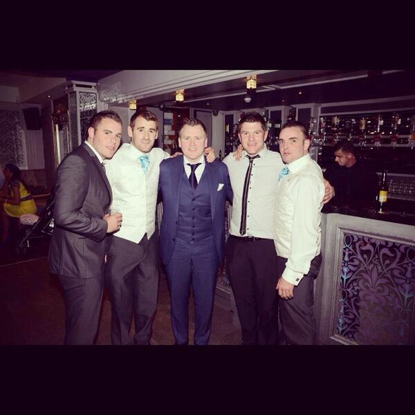 Nice picture of the boys from the wedding <a href="/AgentGerry/">AgentGerry</a> <a href="/rmullan7/">Ryan Mullan</a> <a href="/SMcKills10/">Shane Mc Killion</a> and Dan