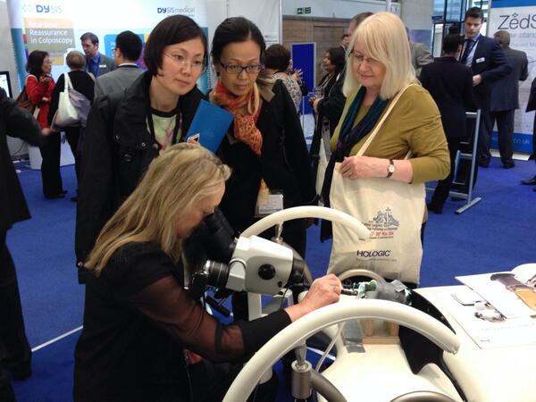 atmos_medical's tweet image. Come to our LLETZ Learn workshop tomorrow with Anna Barbour #IFCPC2014 using the #ATMOSiViewColposcope