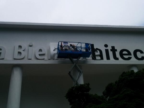#elementsofarchitecture taking over <a href="/la_Biennale/">La Biennale di Venezia</a> ... #facade