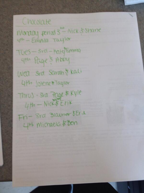 EBHS2016Exec's tweet image. If you signed up, don't forget. All 3rd lunch volunteers pick up, 4th drops off.