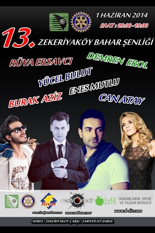 RadiOnAirr's tweet photo. 13.Zekeriyaköy Bahar Şenliğinde Buluşuyoruz @burakaziz @RuyaErsavci @canatayy @demrenonline #EglenceBuSenlikte http://t.co/X52RZQF6Ub