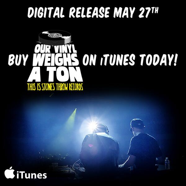 <a href="/StonesThrowDoc/">OurVinylWeighsATon</a>: This is #StonesThrow is available for instant purchase on #iTunes TODAY: bit.ly/OVWAT_iTunes