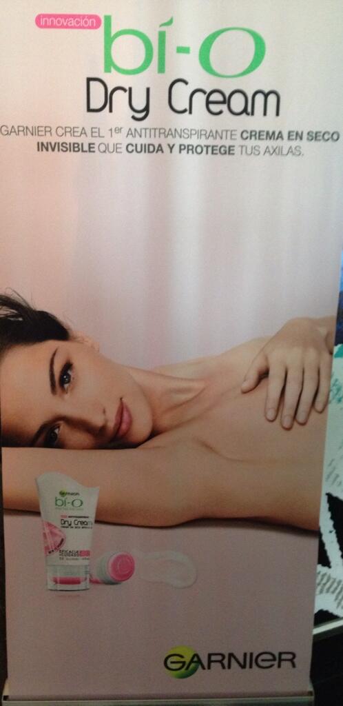 Espacioenmedio's tweet photo. Atrévete al cambio @garniermx #bi-o #DryCream, crema en seco invisible que cuida y protege la piel de tus axilas. http://t.co/rCL6M96uH5