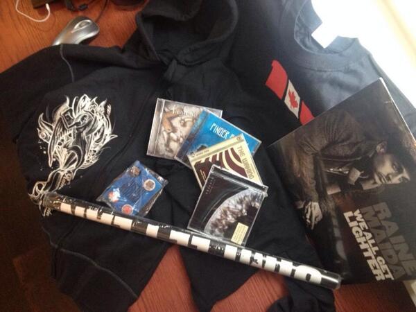 Another swag bundle donated by <a href="/CoalitionMUS/">Coalition Music</a> for #rezfest2014 this Friday!! #manitoulin#music#festival
