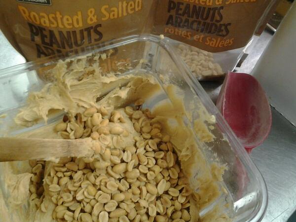 Peanut butter cookies  ...  Beg my Pard!
