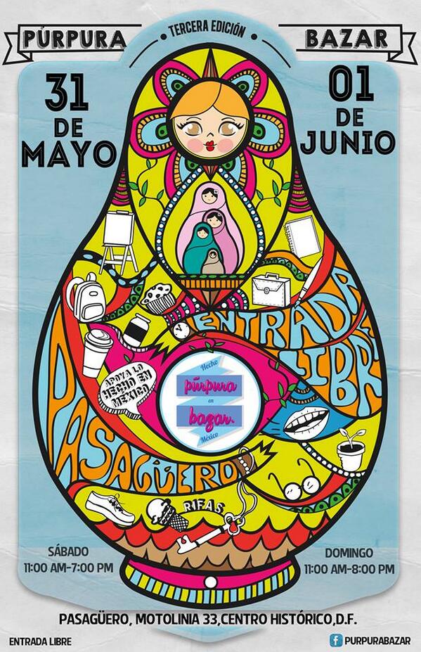 Los esperamos este 31 de Mayo y 01 de Junio a partir de las 11 am, ven y apoya al talento mexicano!!!