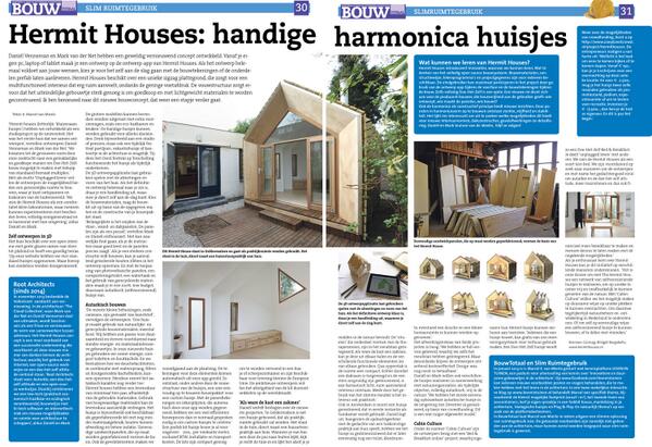 HermitHouses's tweet photo. Mooi artikel in de @BouwTotaal van mei van Marcel van Mierlo @LEVENinTuinen over de @HermitHouses http://t.co/b4JgNtfRCb