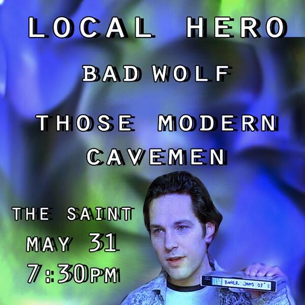 TMCavemen's tweet photo. Boner jams at @thesaintnj Saturday http://t.co/Z63ESLw6Fe