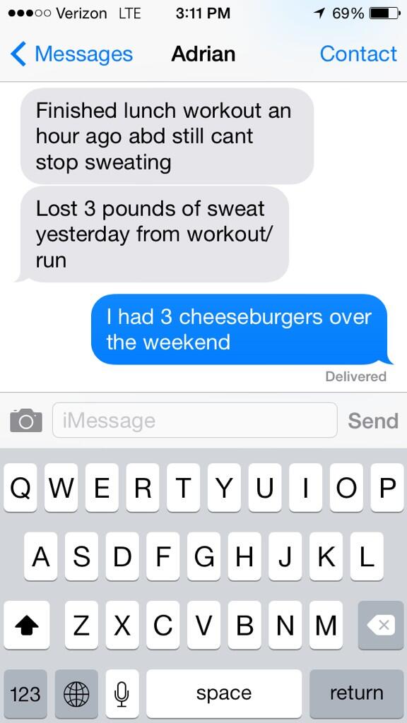 Pick0ftheDay's tweet photo. Conversations with my bro 😂 http://t.co/NPR5FTR590