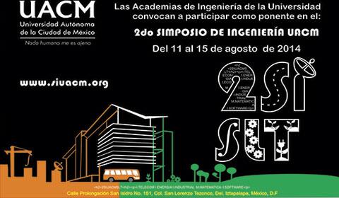 CCyT_UACM's tweet photo. #UACM 2o simposium de ingeniería SLT, les compartimos la información que hay hasta el momento http://t.co/NOSSEV7KFc http://t.co/Rxcm1rwzKD