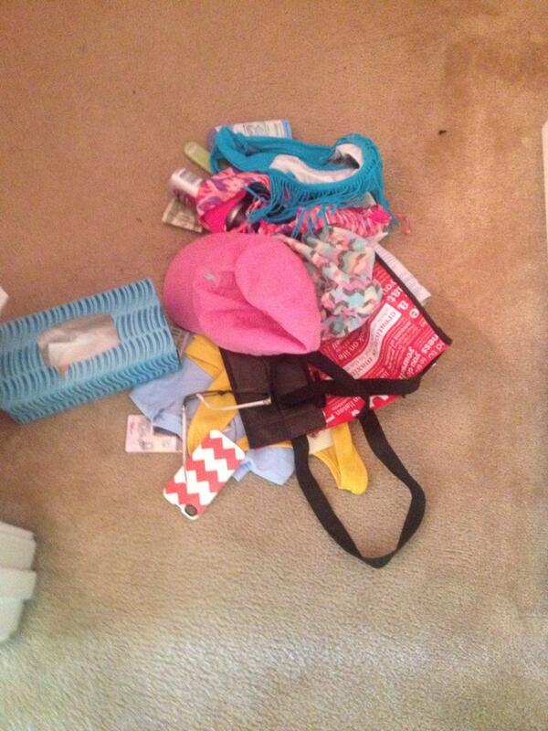 Mfagel16's tweet photo. What my mom does when I leave stuff on my dresser #luvamy http://t.co/BRfOyXiDNB