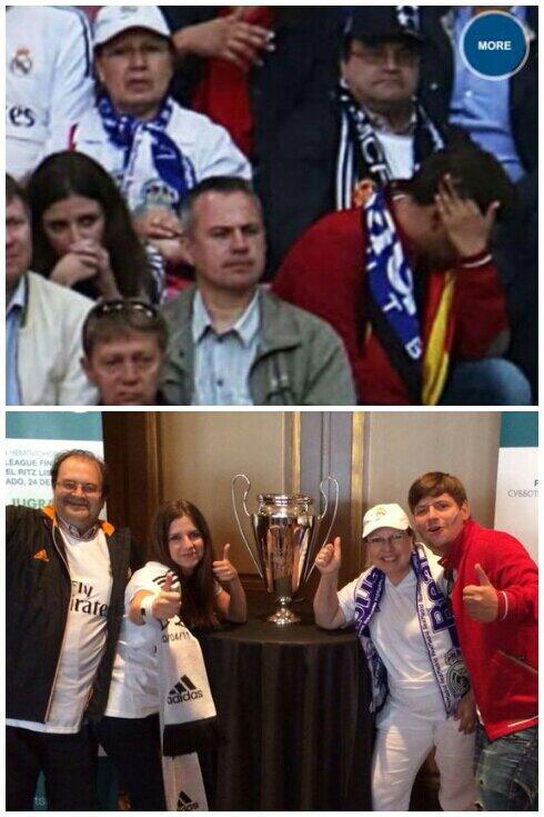 nnlirio's tweet photo. y pasamos del sufrimiento...a la maxima alegria!!!!! #FamiliaMadridista http://t.co/3hhyjtul9K