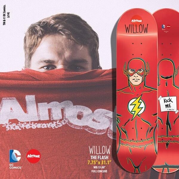 almostskate's tweet photo. zeeflash @willow ๐
#AlmostSkate #HaveFunSkateEverything #AlmostDCcomics #AlmostSuperFri... http://t.co/y754dIdr8w http://t.co/OY3a0pRl4b