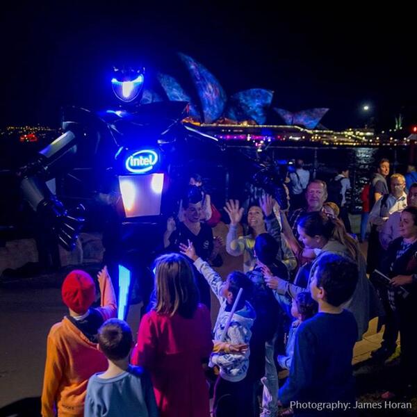 IntelANZ's tweet photo. Met this guy @VividSydney yet? Tweet a pic & hashtag #IntelRobot to #win 1 of 18 Acer tablets! http://t.co/cw0d6KDIXz http://t.co/LWag2yR3Sk