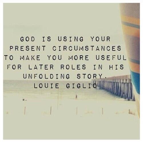 GetBetterTday's tweet photo. God is using your present circumstances... http://t.co/VM7ouZVfzZ