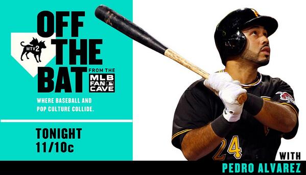 Cut4's tweet photo. Followers to RETWEET can win a baseball signed by @Pirates slugger Pedro Alvarez. #OffTheBat http://t.co/1kEDNuwoZG